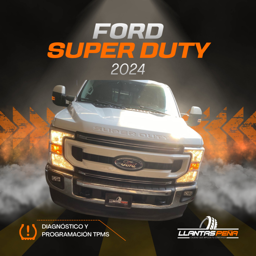 Reemplazo de sensores TPMS para Ford Super Duty 2024 en Guadalajara