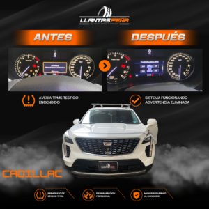 Sensores TPMS para Cadillac en Guadalajara